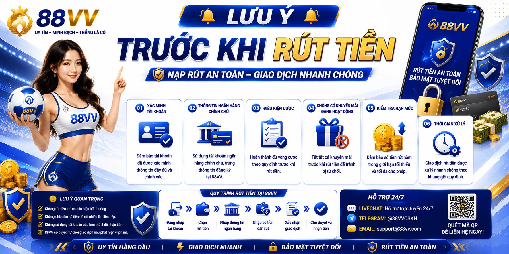 Lưu ý trước khi rút tiền