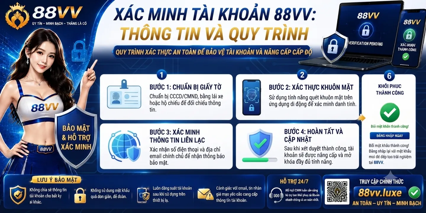 Xác Minh Tài Khoản 88VV